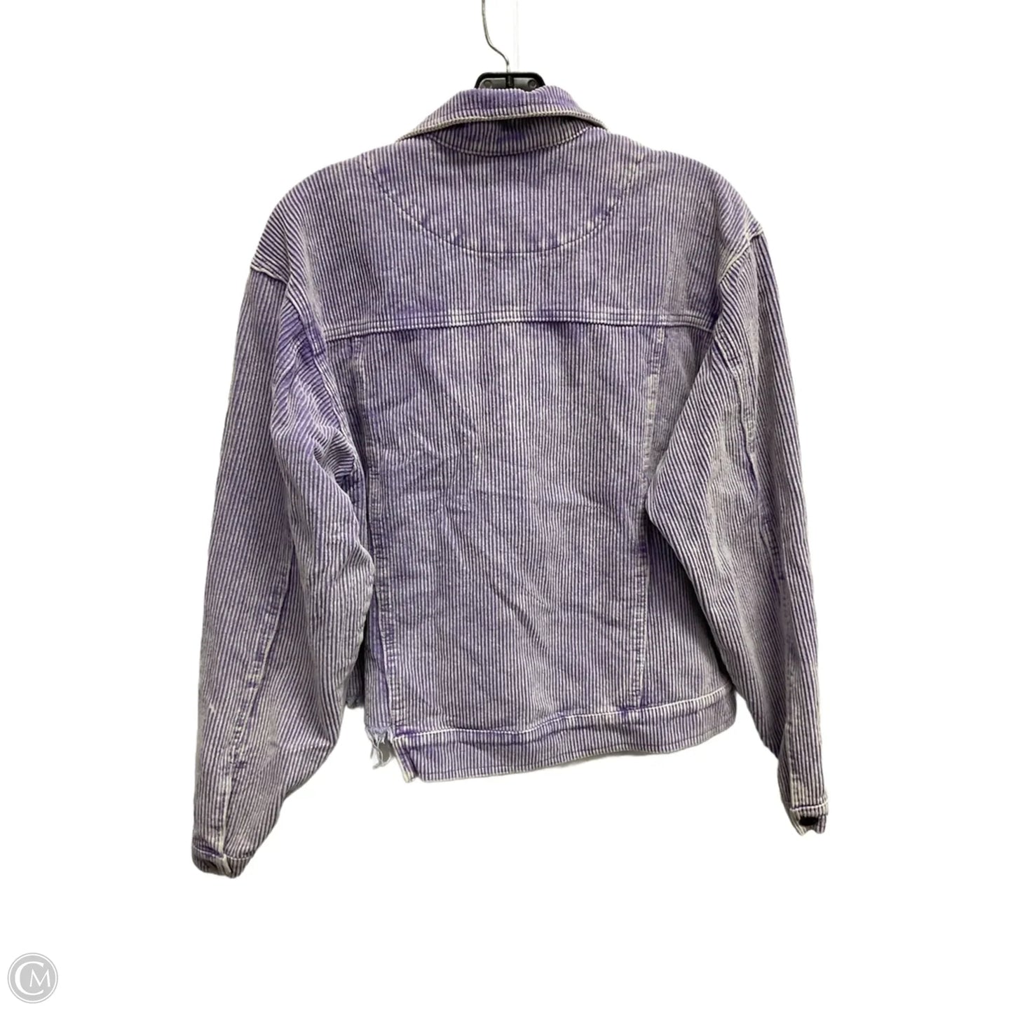 Jacket Shirt By Pol In Purple, Size: S