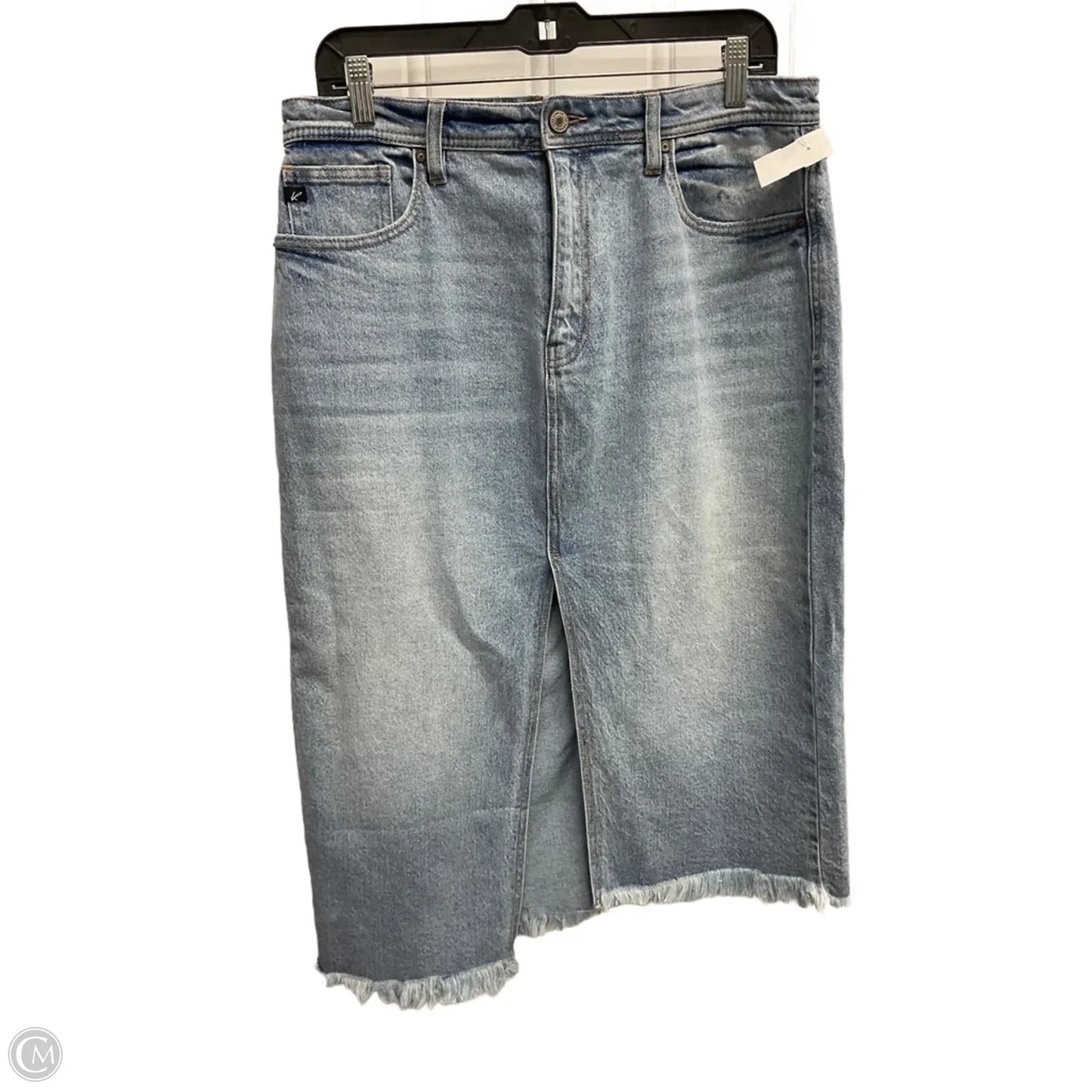 Skirt Midi By Kancan In Blue Denim, Size: 16