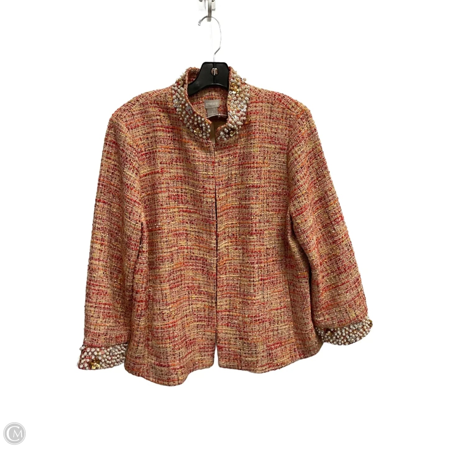 Blazer By Chicos In Multi-colored, Size: Xl