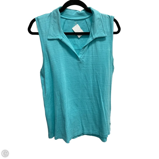 Top Sleeveless By Talbots In Blue, Size: L