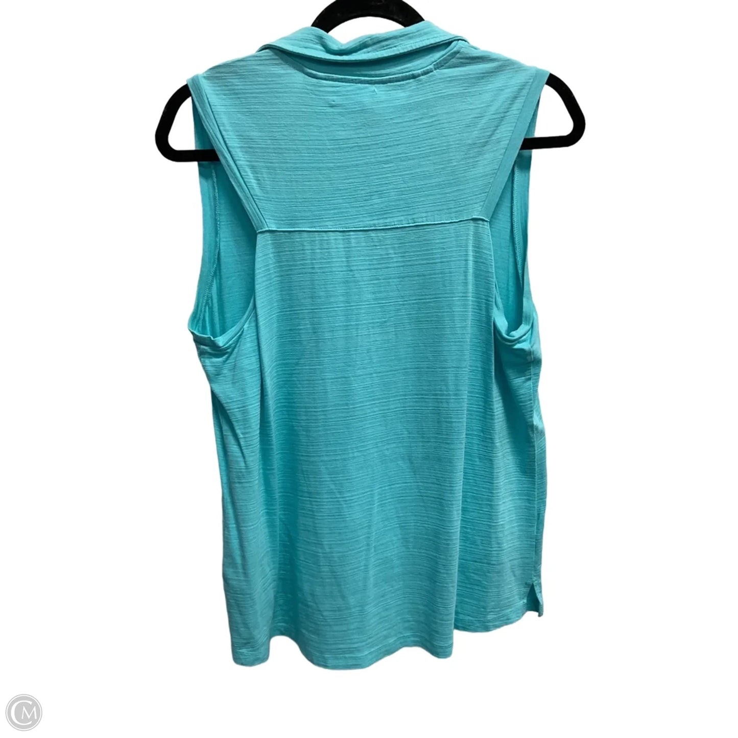 Top Sleeveless By Talbots In Blue, Size: L