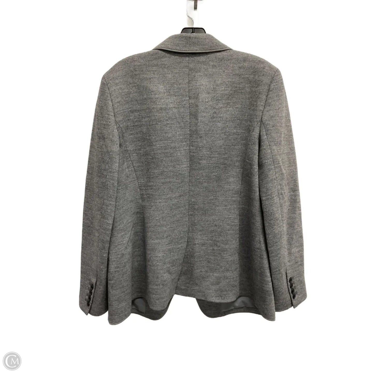 Blazer By Ann Taylor In Grey, Size: L