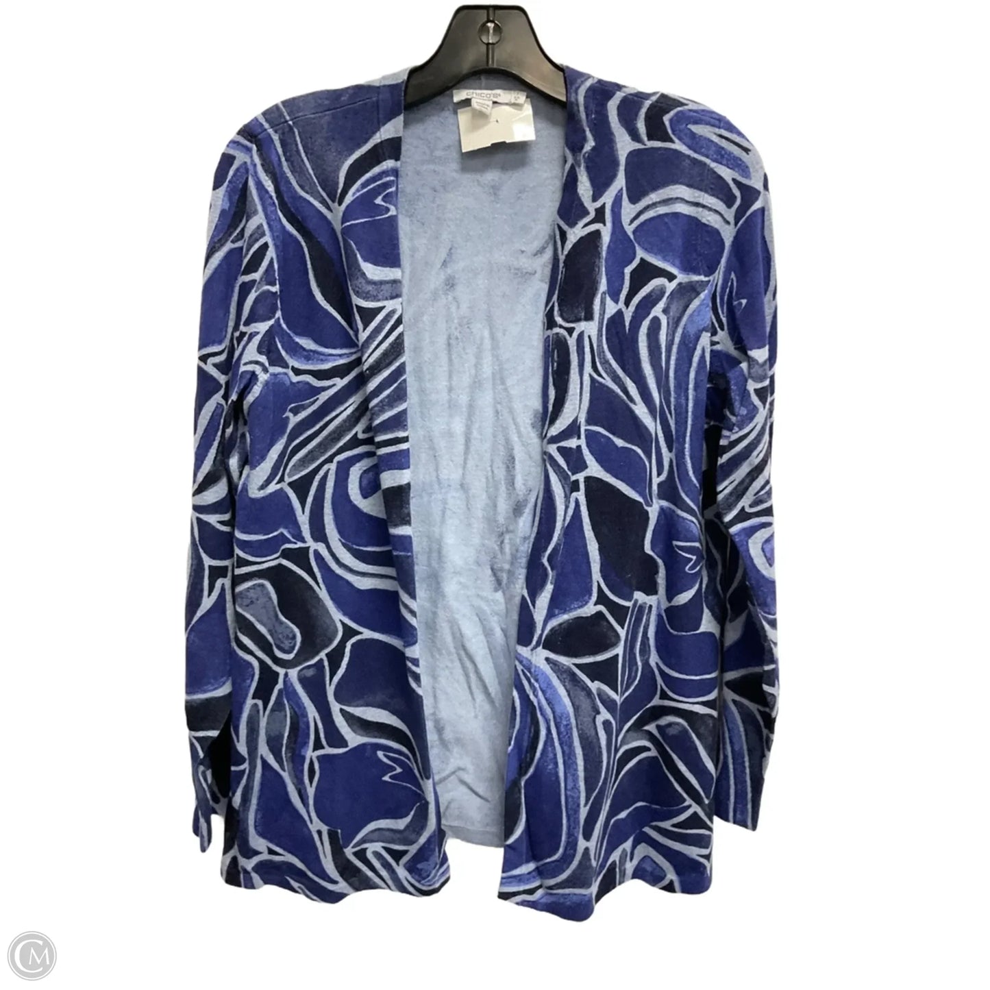 Cardigan By Chicos In Blue, Size: M