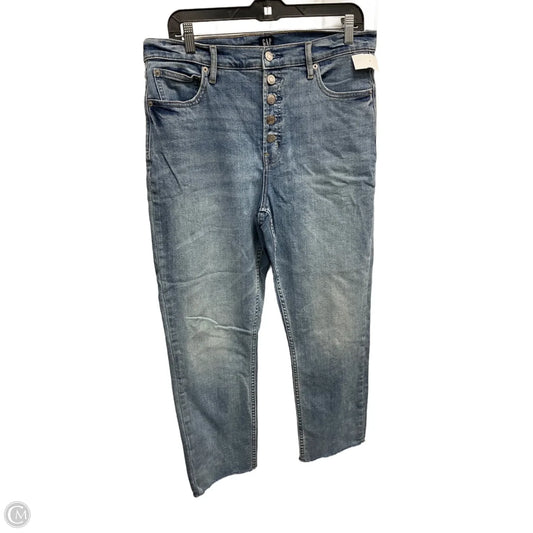 Jeans Straight By Gap In Blue, Size: 14