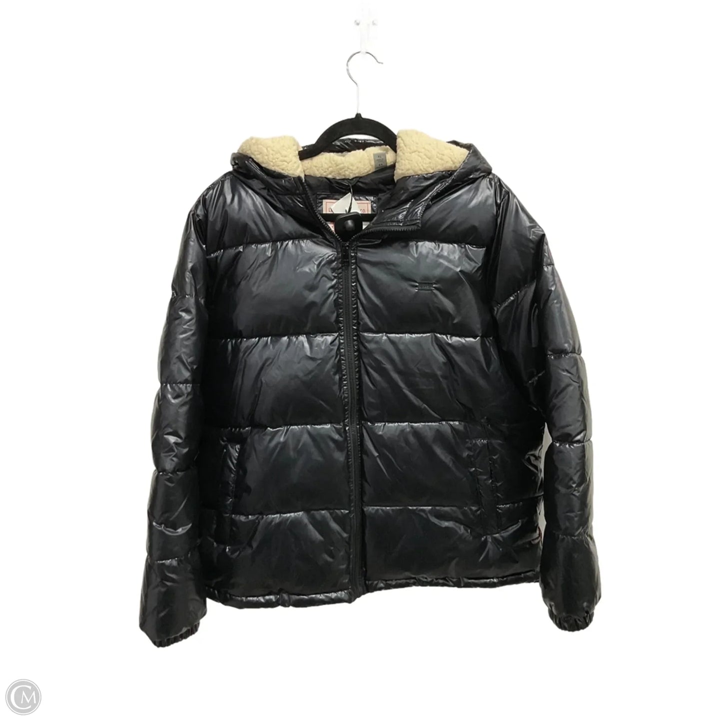 Coat Puffer & Quilted By Levis In Black, Size: Xl