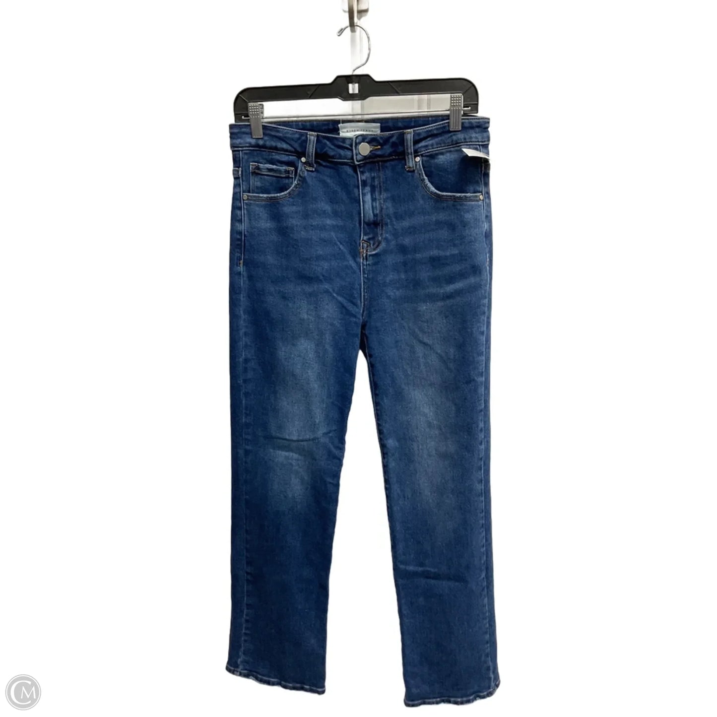 Jeans Straight By Risen In Blue, Size: 8
