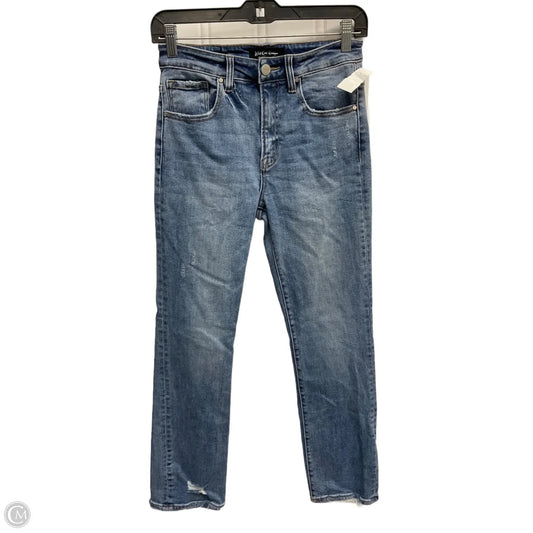 Jeans Straight By Risen In Blue, Size: 4