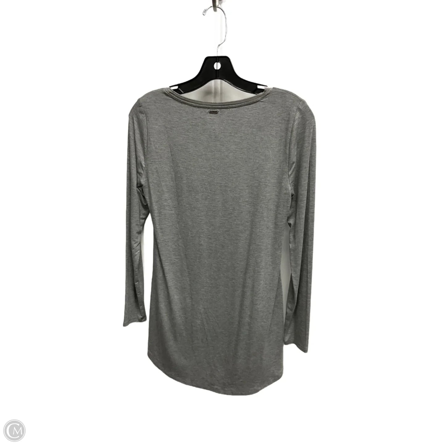 Top Long Sleeve Basic By White House Black Market In Grey, Size: Xs