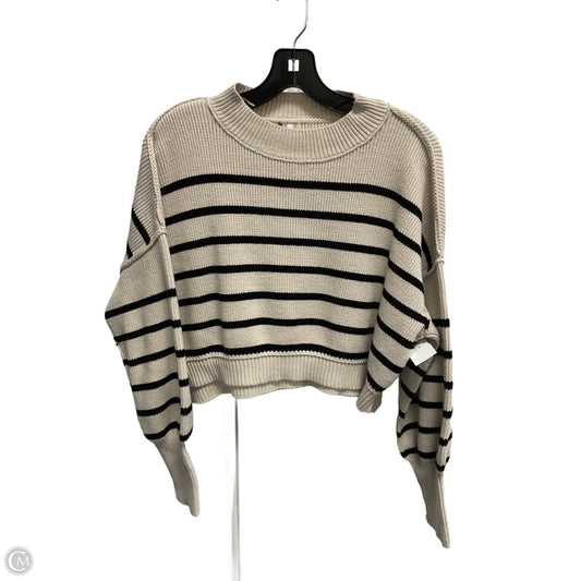 Sweater By Free People In Striped Pattern, Size: Xs