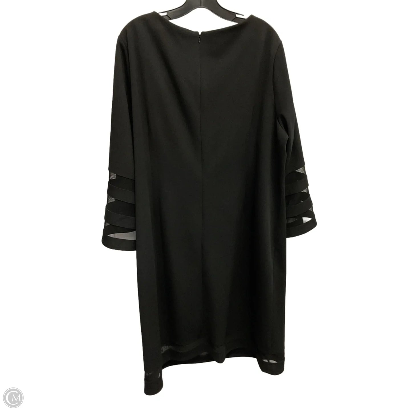 Dress Party Midi By Cato In Black, Size: 2x