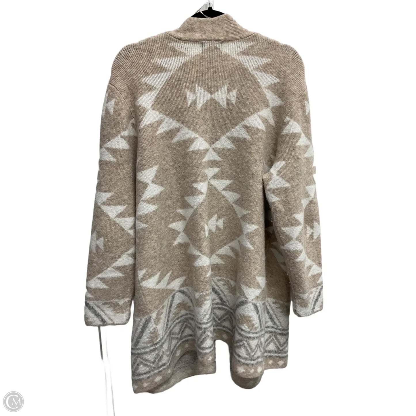 Cardigan Designer By Frye In Tan, Size: Xxl