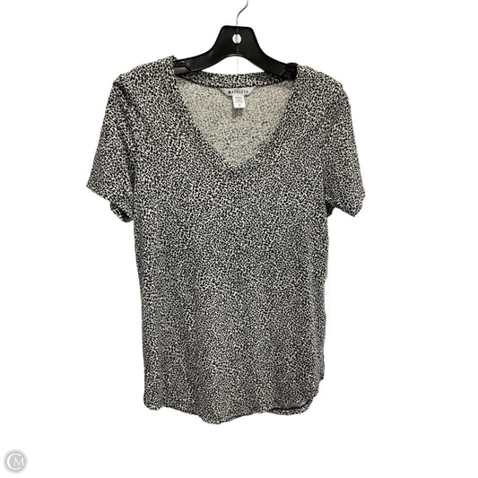 Top Short Sleeve Basic By Athleta In Animal Print, Size: Sp