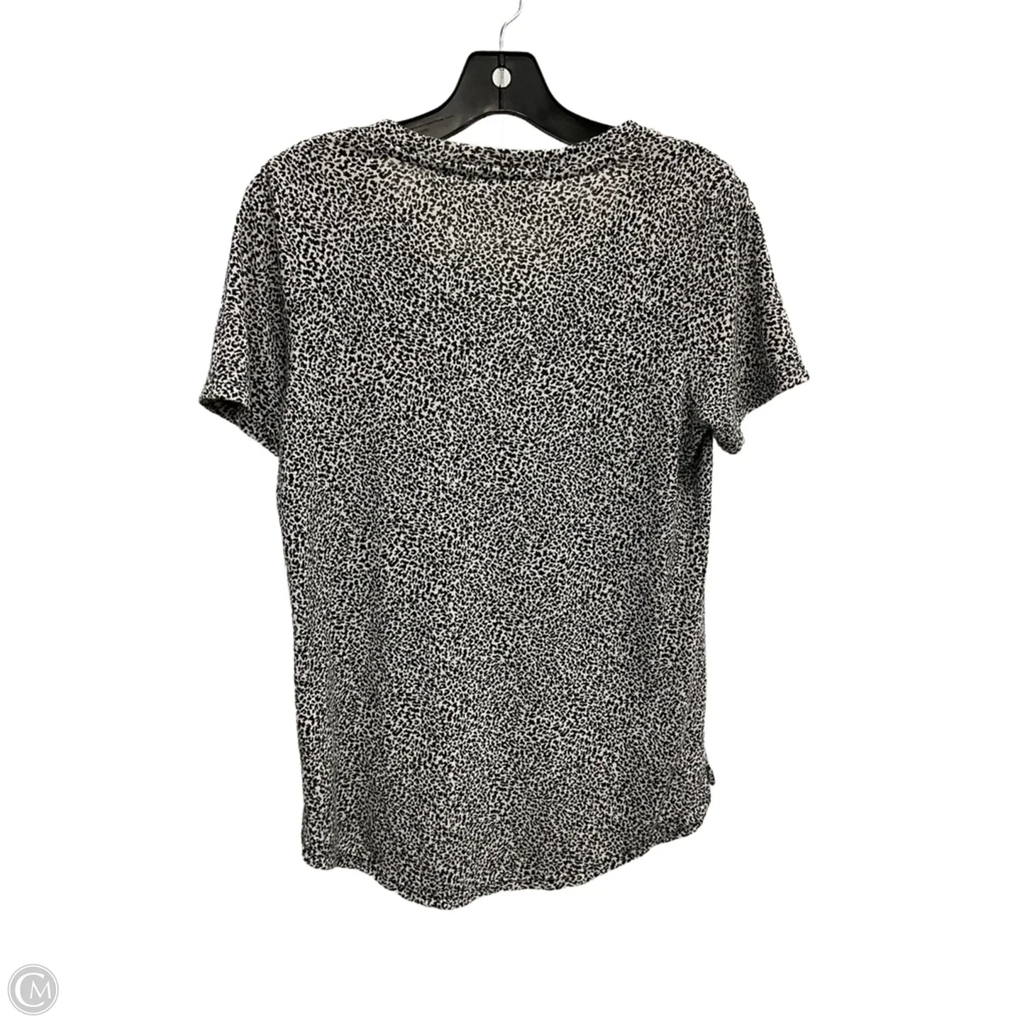 Top Short Sleeve Basic By Athleta In Animal Print, Size: Sp