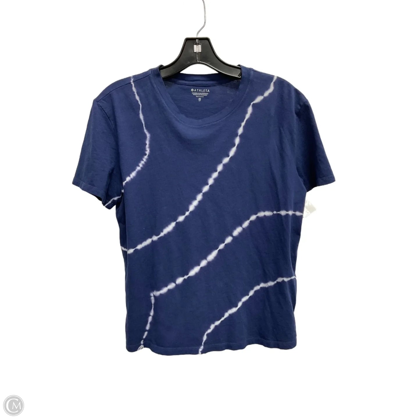 Top Short Sleeve Basic By Athleta In Navy, Size: Xs