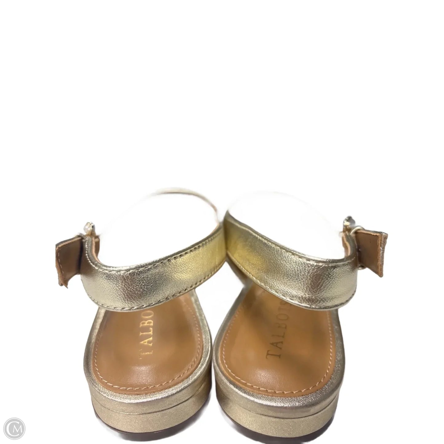 Shoes Flats By Talbots In Gold, Size: 8