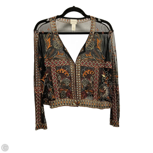 Kimono By Chicos In Multi-colored, Size: Xlp