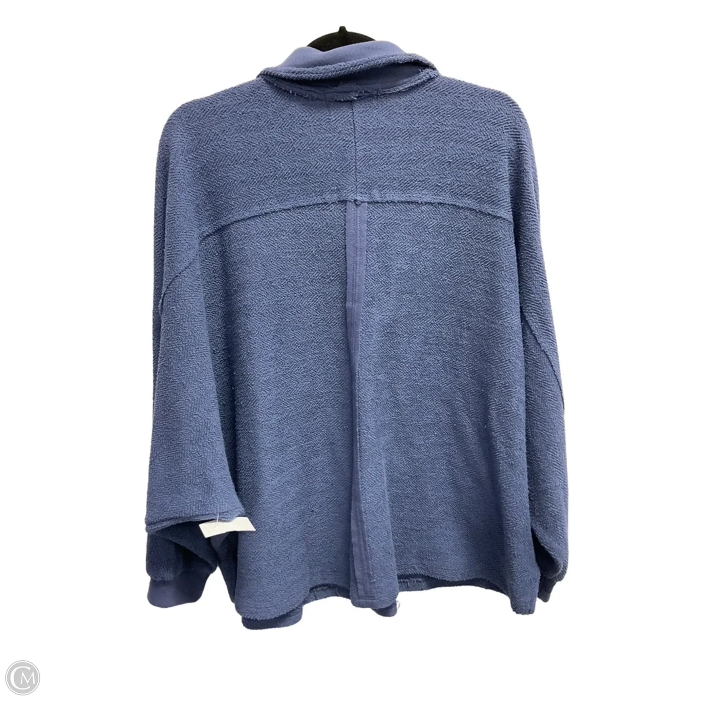 Top Long Sleeve By Bucketlist In Blue, Size: M