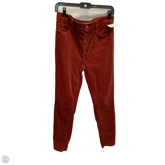 Pants Corduroy By Loft In Orange, Size: 6