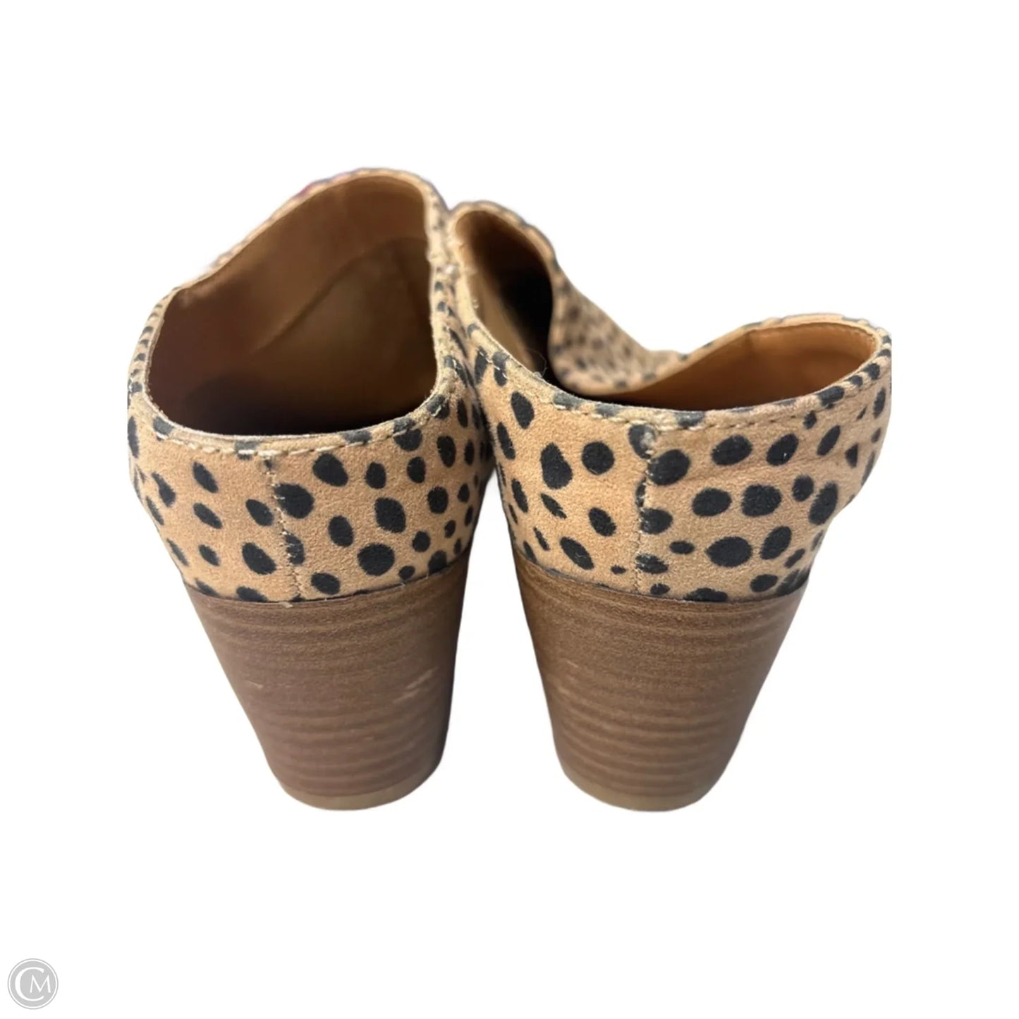 Shoes Heels Block By Universal Thread In Animal Print, Size: 7.5