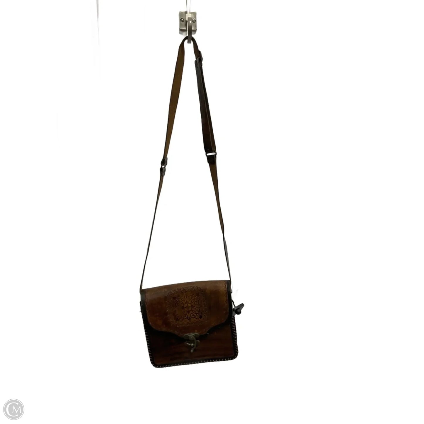 Crossbody Leather By Clothes Mentor, Size: Small
