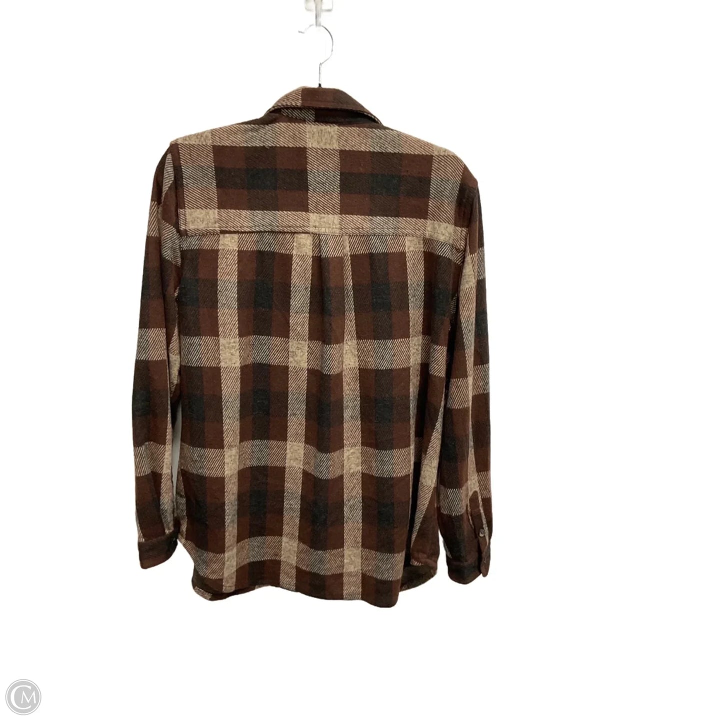 Jacket Shirt By Cmc In Plaid Pattern, Size: Xl