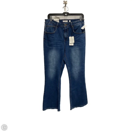 Jeans Flared By A Loves A In Blue, Size: 12