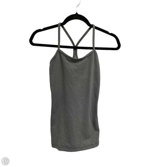 Athletic Tank Top By Lululemon In Grey, Size: S