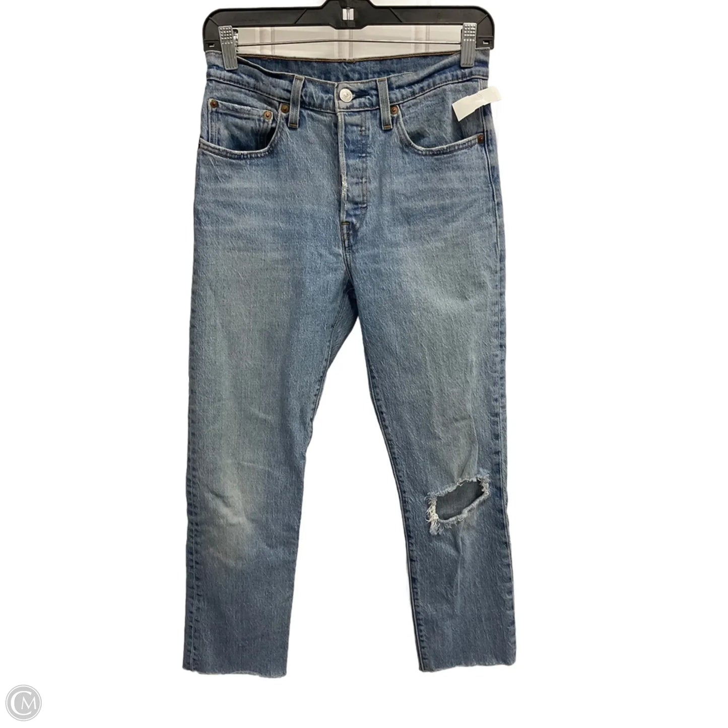 Jeans Straight By Levis In Blue, Size: 4