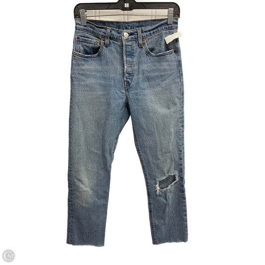 Jeans Straight By Levis In Blue, Size: 4
