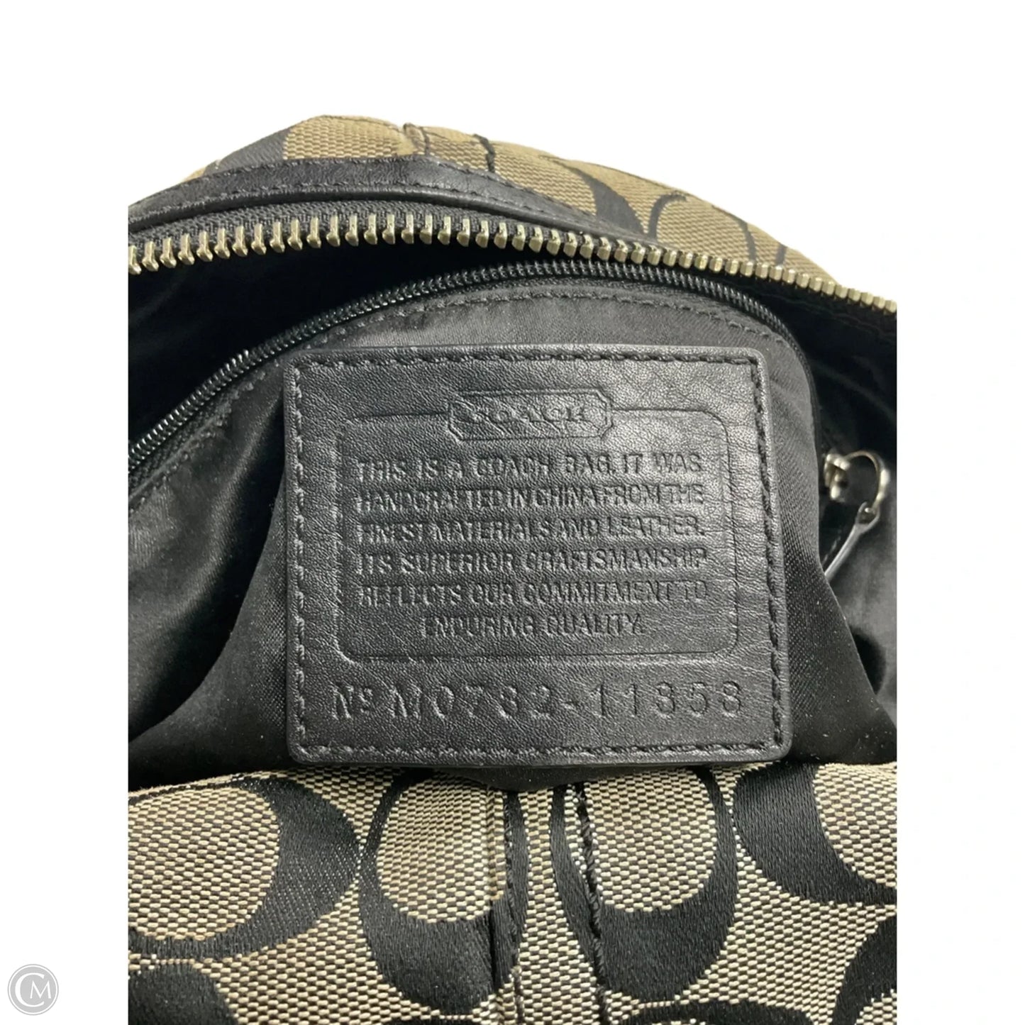 Handbag Designer By Coach, Size: Medium