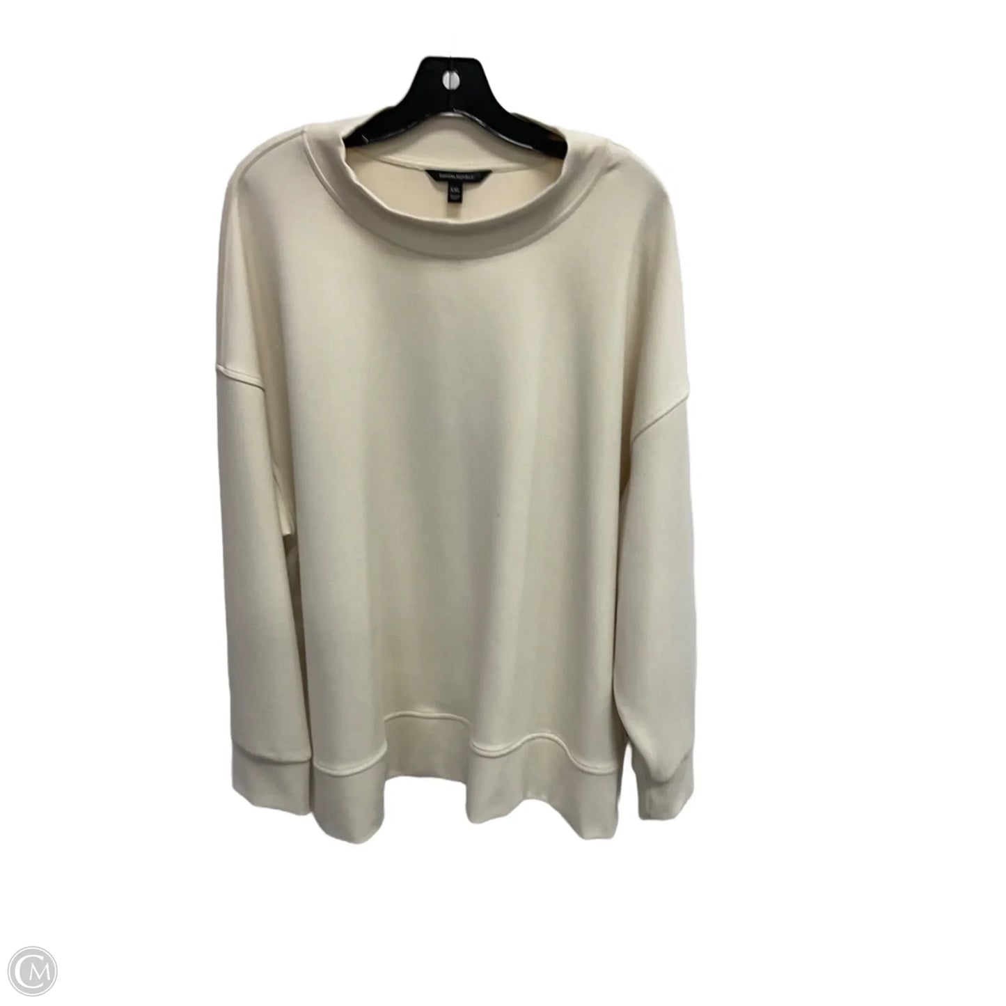 Sweatshirt Collar By Banana Republic In Beige, Size: Xxl