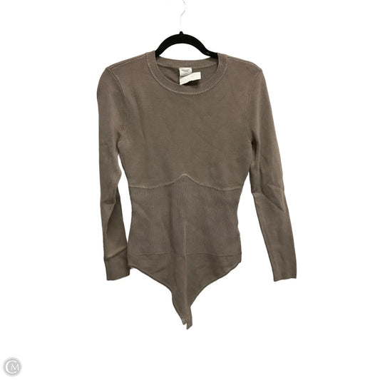 Bodysuit By Abercrombie And Fitch In Taupe, Size: L