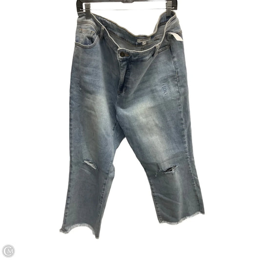 Jeans Boot Cut By John Mark In Blue, Size: 20