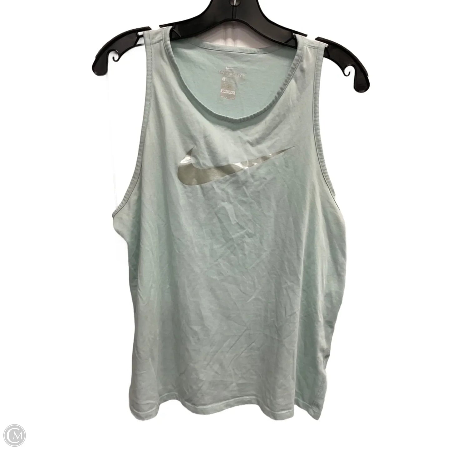 Athletic Tank Top By Nike Apparel In Blue, Size: L