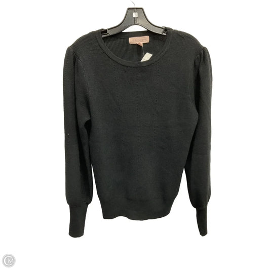Top Long Sleeve By Philosophy In Black, Size: L