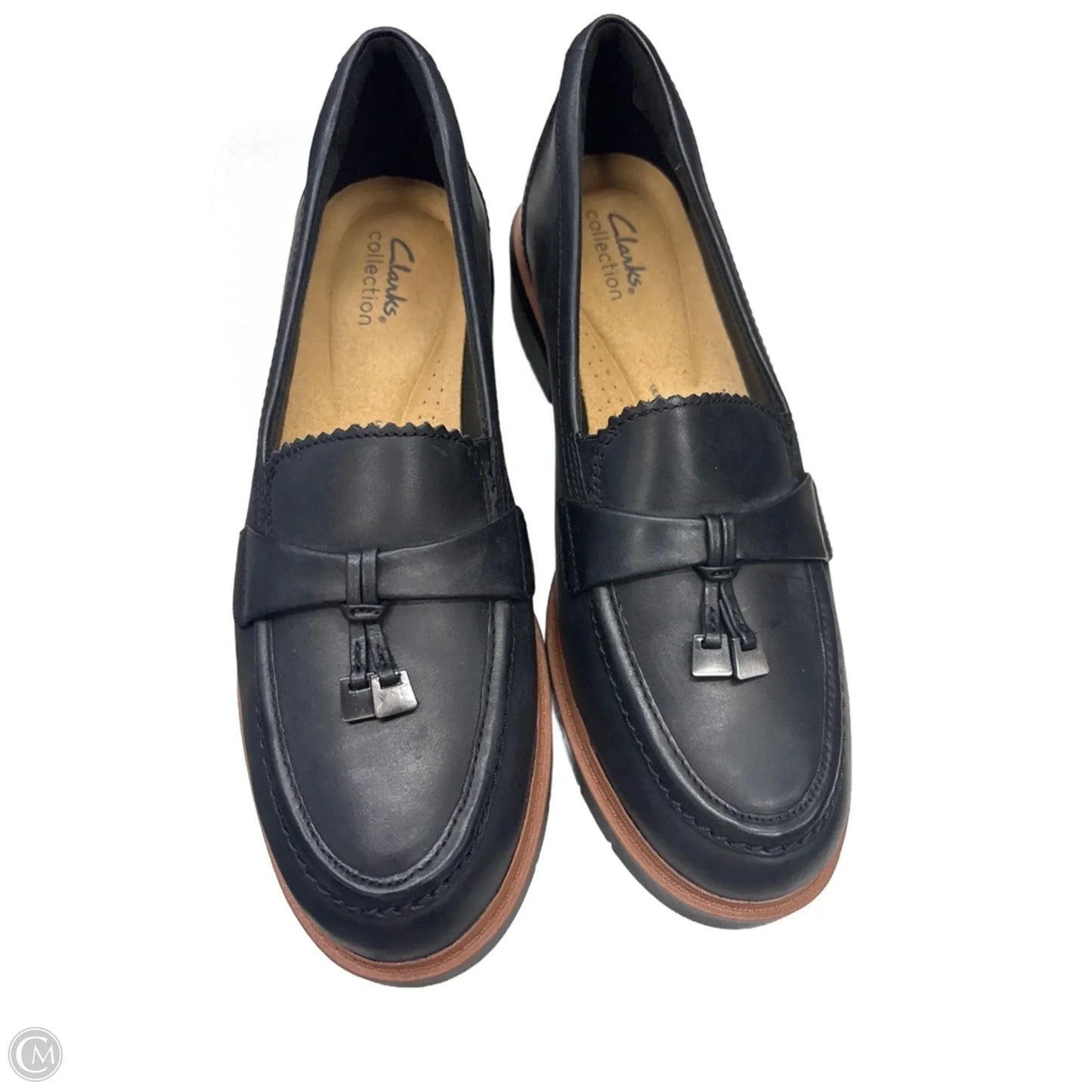 Shoes Heels Platform By Clarks In Black, Size: 9.5