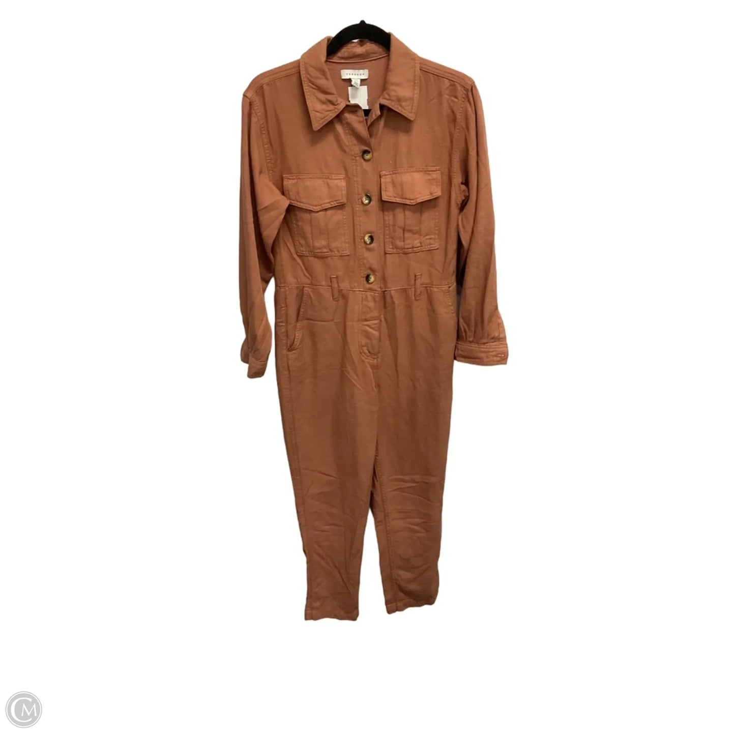 Jumpsuit By Top Shop In Tan, Size: S
