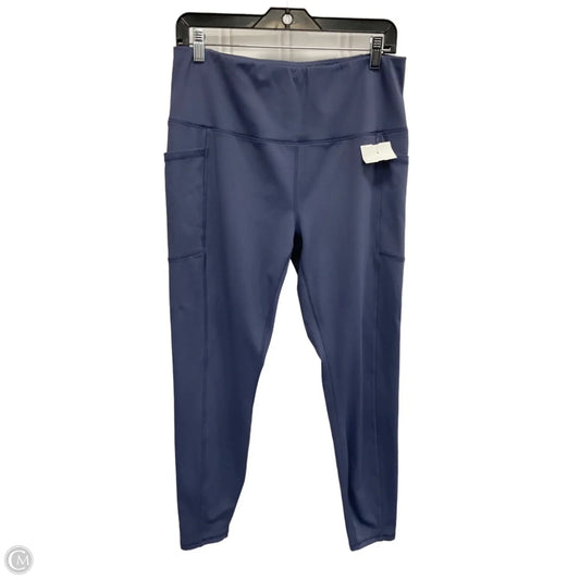 Athletic Leggings By Rbx In Blue, Size: Xl