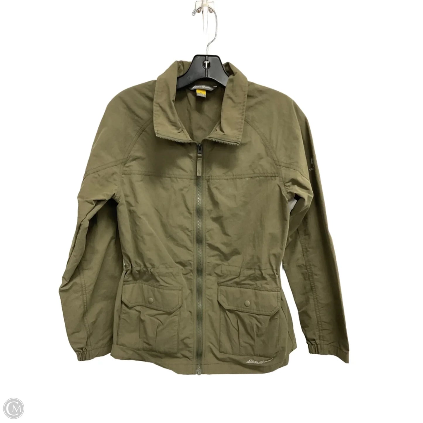 Jacket Utility By Eddie Bauer In Green, Size: S