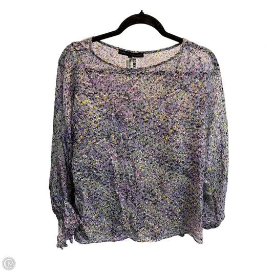 Top Long Sleeve By White House Black Market In Multi-colored, Size: S