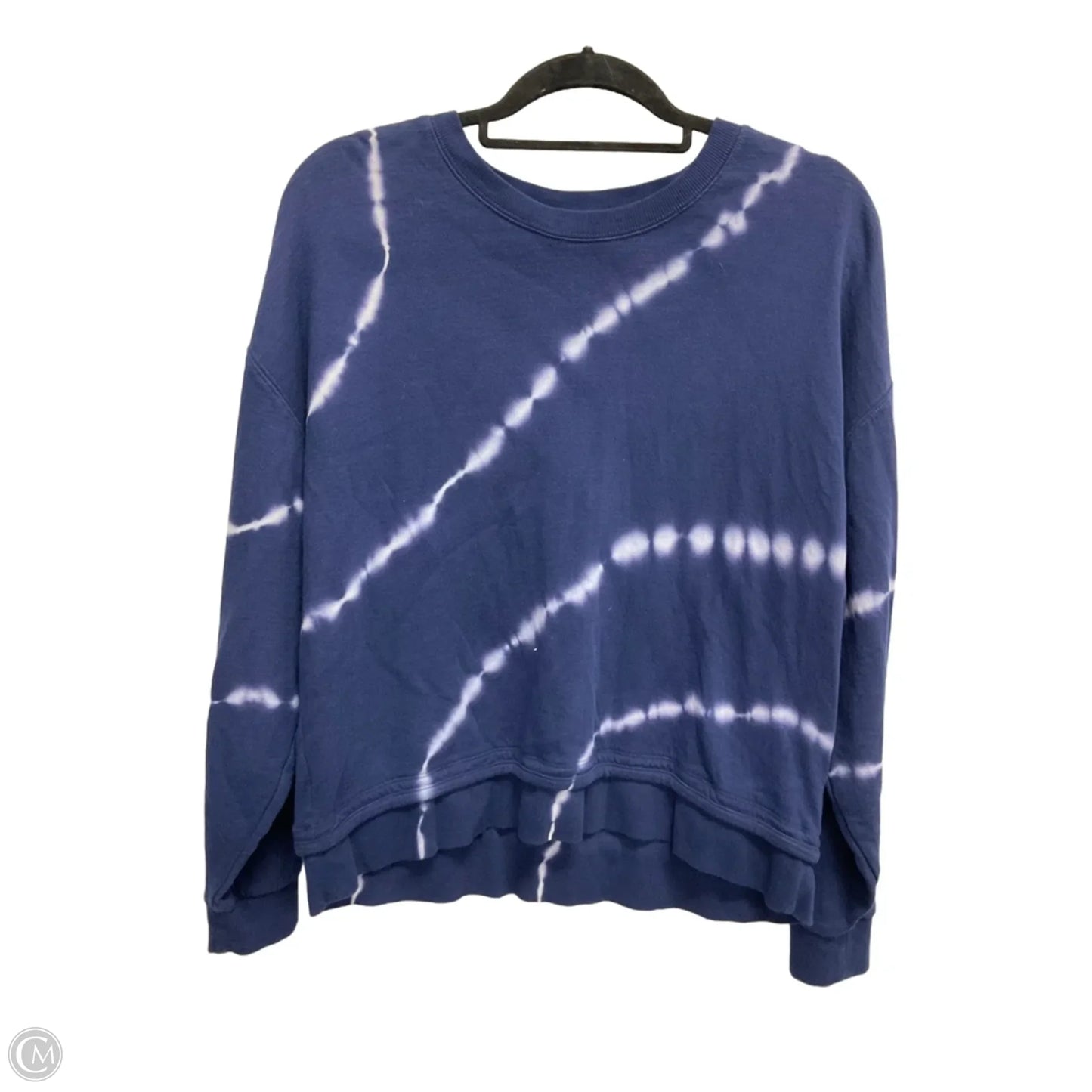 Top Long Sleeve By Athleta In Blue, Size: S