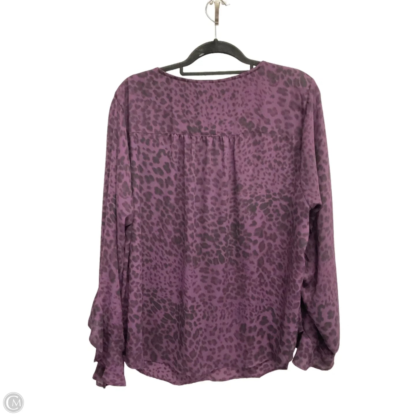 Top Long Sleeve By Torrid In Purple, Size: 2x