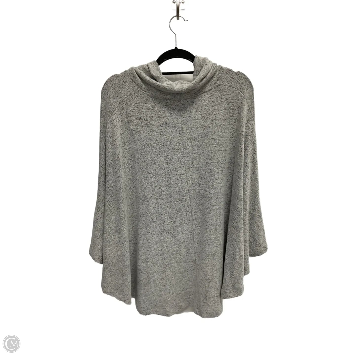 Poncho By White House Black Market In Grey, Size: Osfm