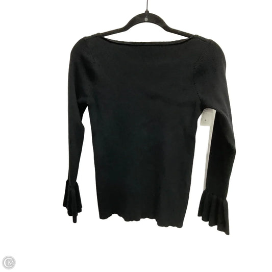 Top Long Sleeve By Lauren By Ralph Lauren In Black, Size: L