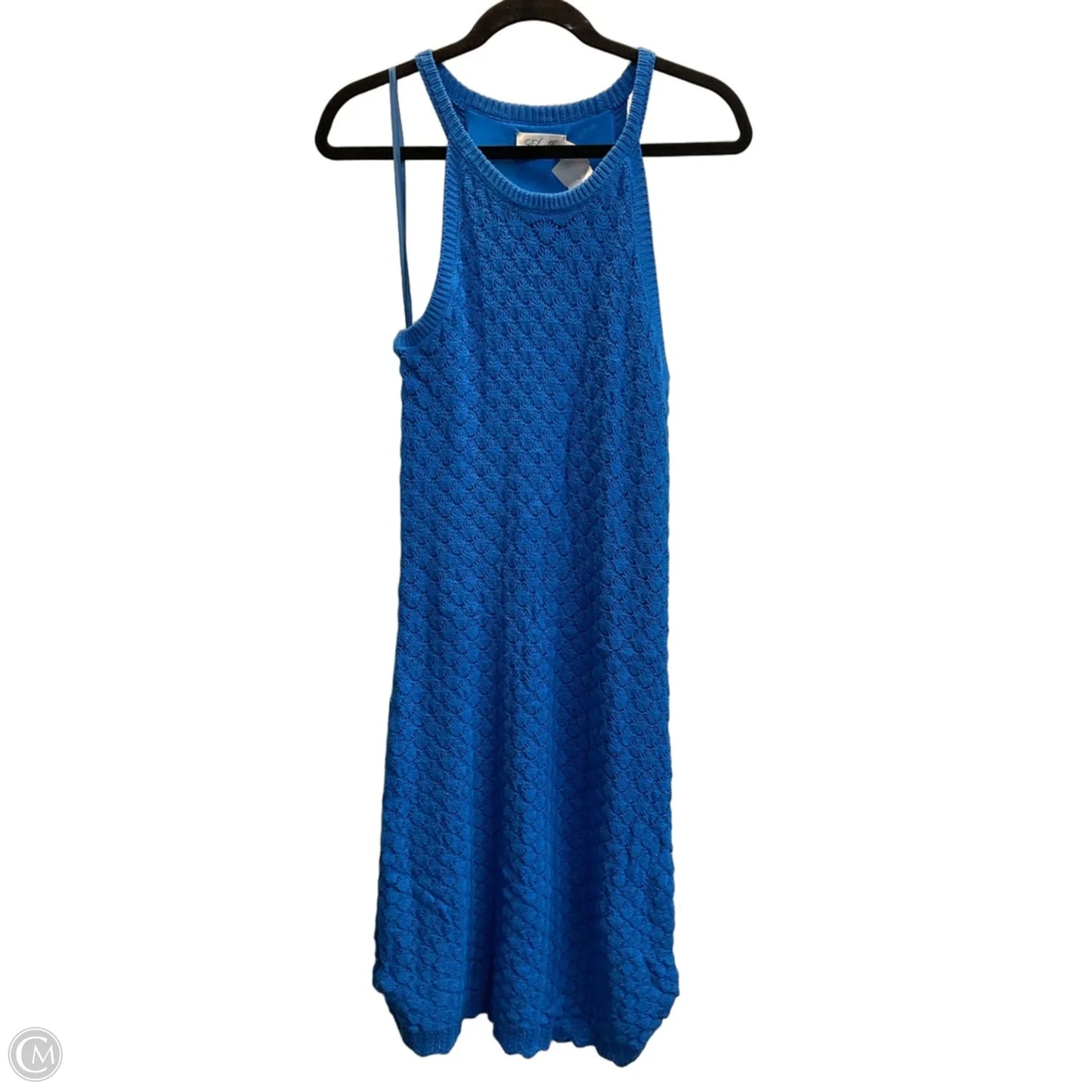 Dress Casual Midi By Eliza J In Blue, Size: L