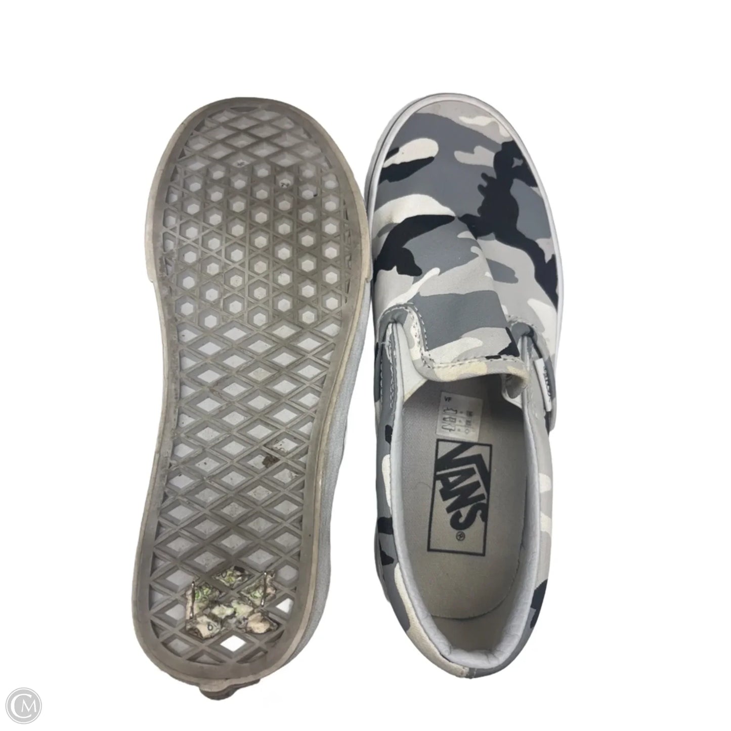 Shoes Sneakers By Vans In Camouflage Print, Size: 5