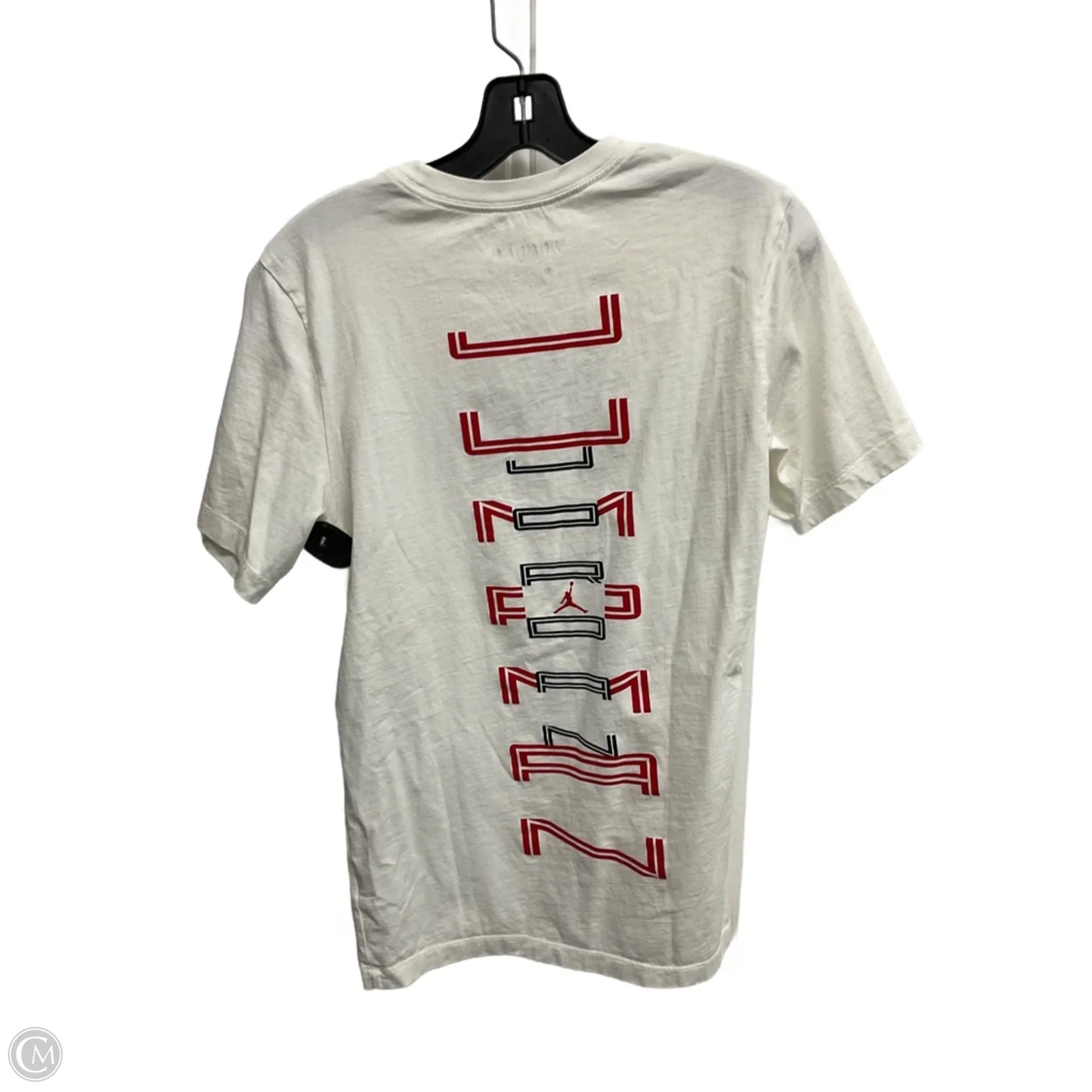 Top Short Sleeve Luxury Designer By Jordan In White, Size: Sp