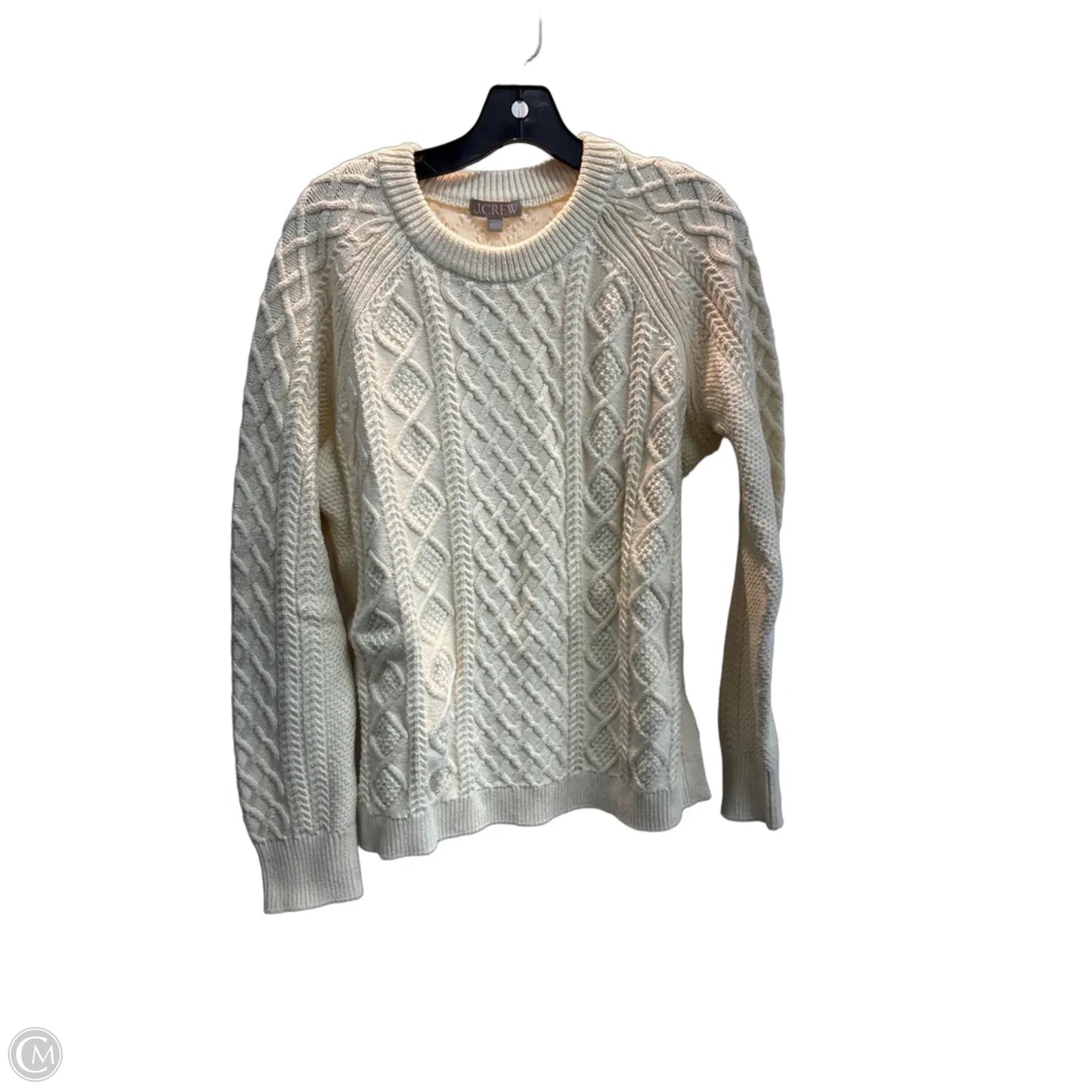 Sweater By J. Crew In Cream, Size: L