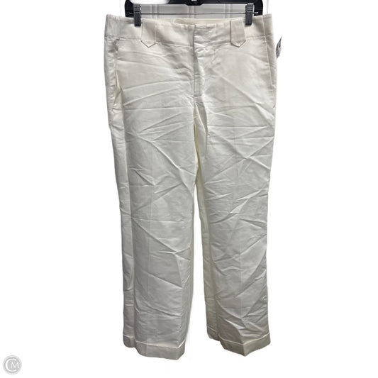 Pants Dress By Banana Republic In White, Size: 12