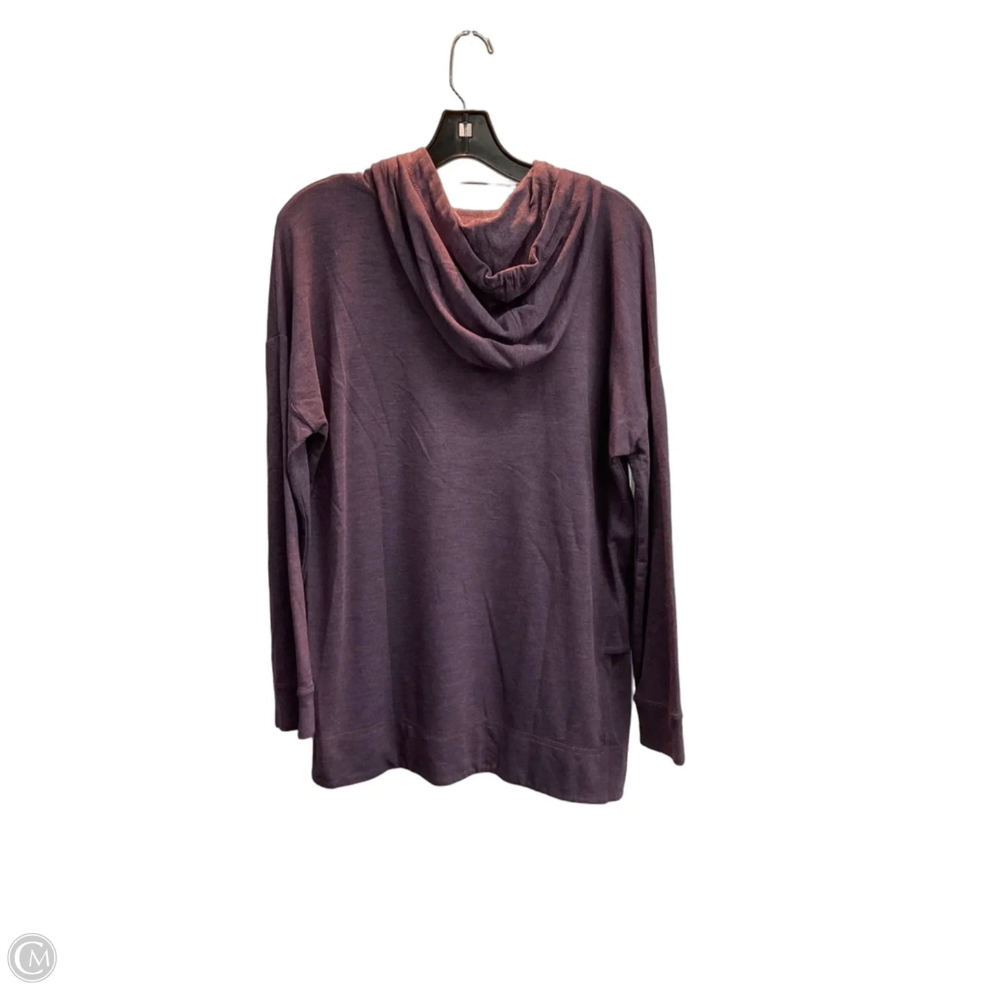 Top Long Sleeve By Cable And Gauge In Purple, Size: M